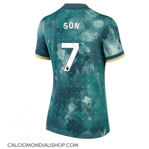 Maglie da calcio Tottenham Hotspur Son Heung-min #7 Terza Maglia Femminile 2024-25 Manica Corta